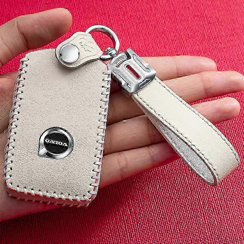 Car Key Case for Volvo S90 V90 XC90 XC60 XC40 Key Shell with Keychain