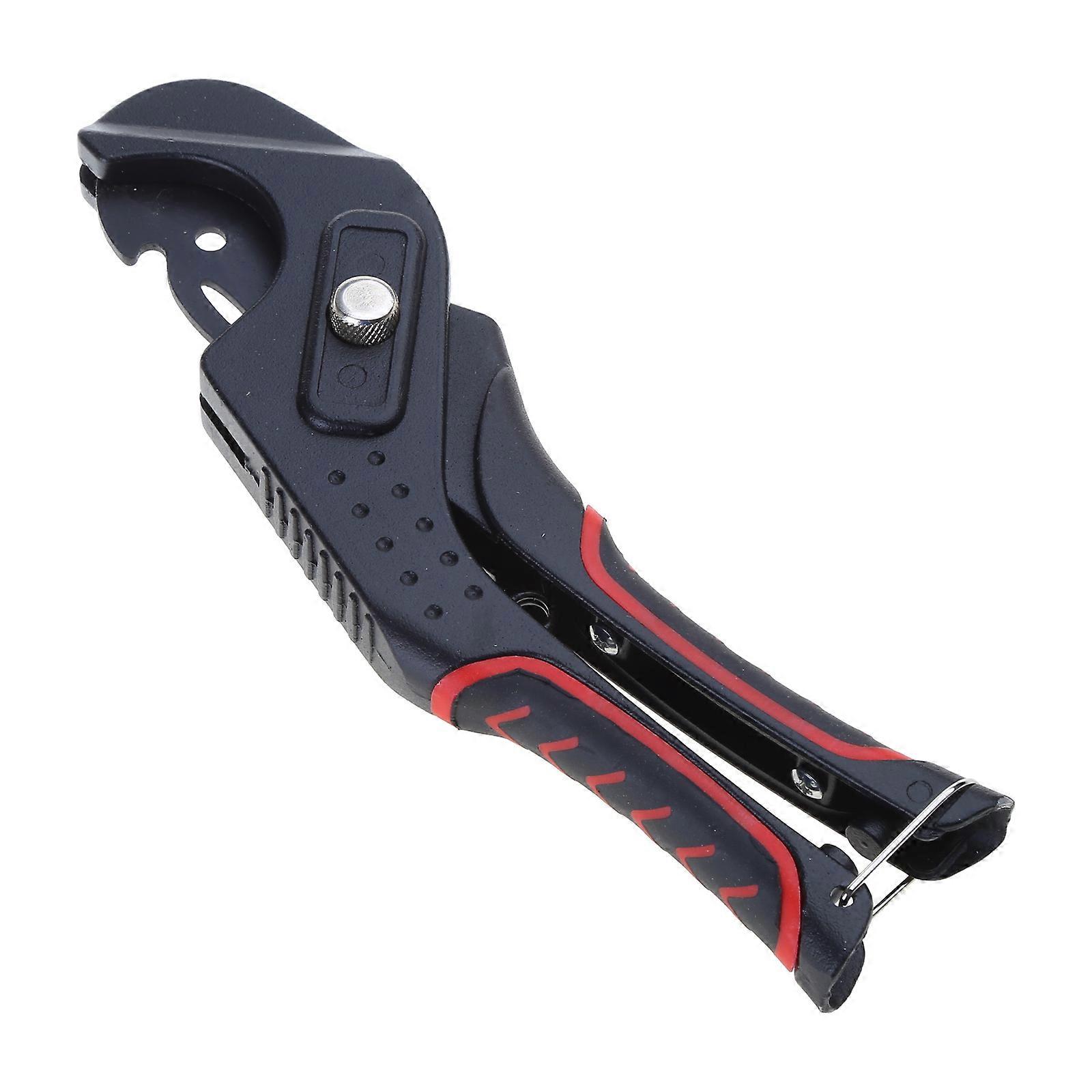 PVC Pipe Cutter Pipe Ratcheting Hose Cutter Scissor with Aluminum-Alloy Handle Interchangeable Blade Pipe Cutting Tool