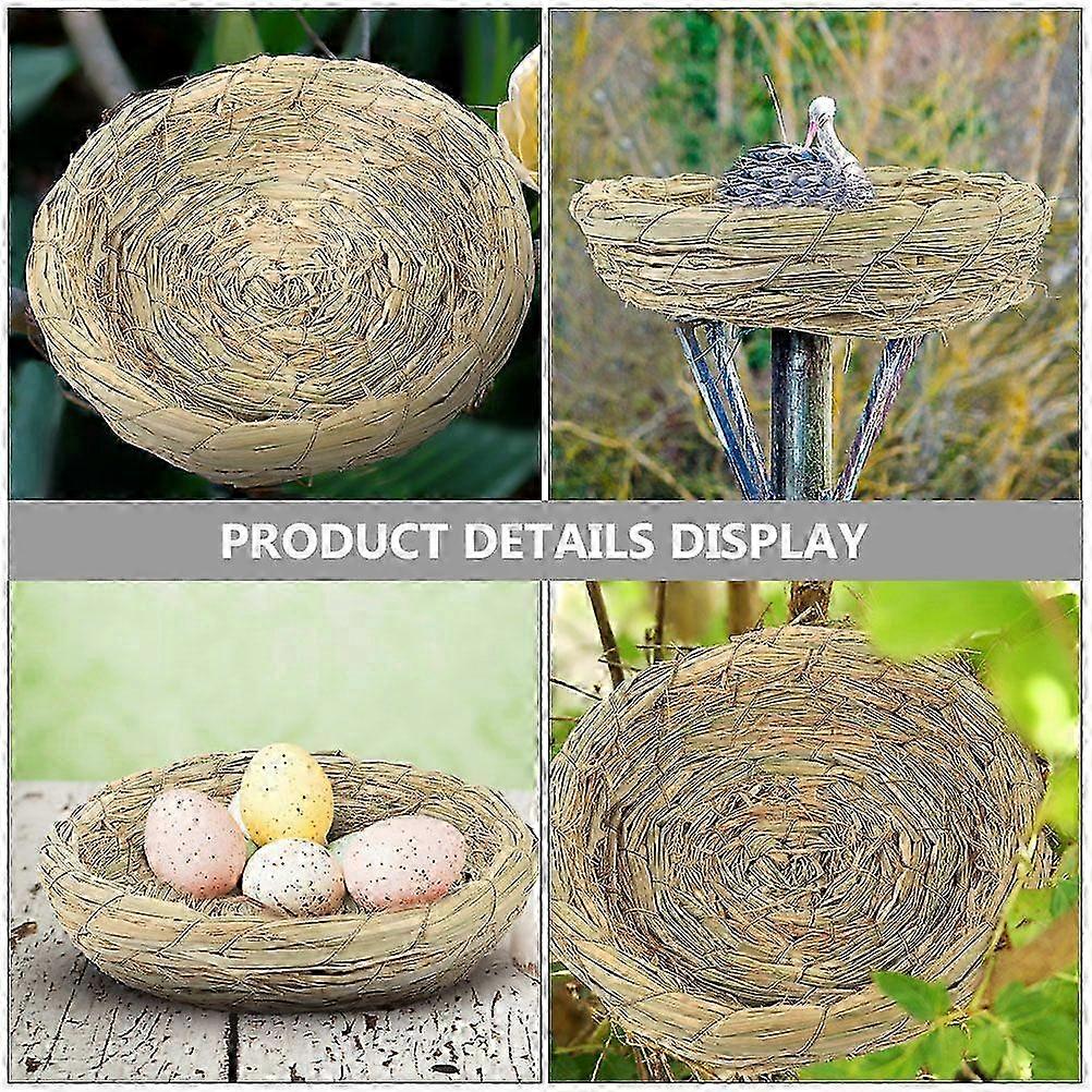 Woven Straw Bird Cage