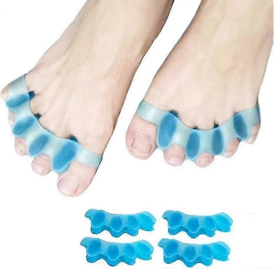 Toe Separators Gel Toe Spacers For Hammer Toe, Tailor's Bunion, Crooked Toes -