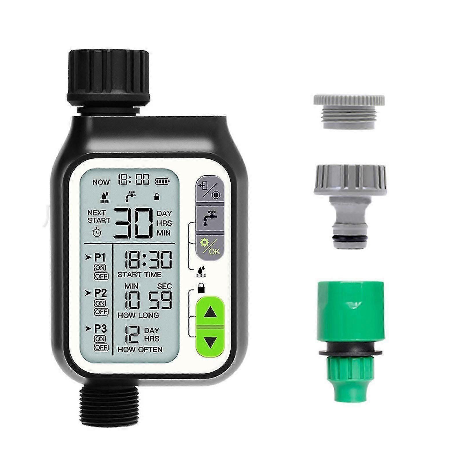 Hose Automatic Rain Sensor Watering Timer: Irrigation Timer with Timed Irrigation