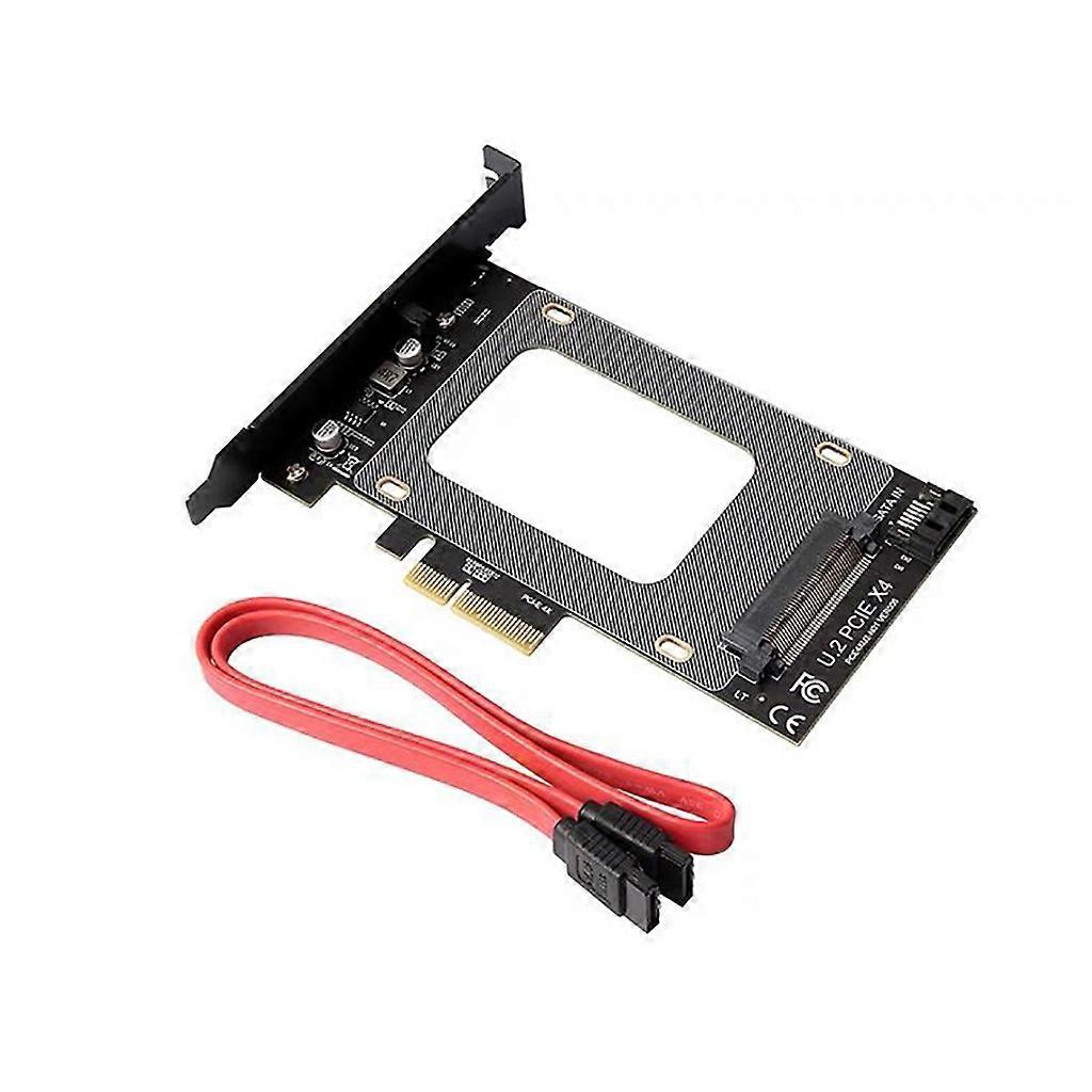 U.2 PCI-E Expansion Card SFF-8639 to SSD Riser Card PCI-E 3.0 X4 SATA Adapter High Power Self-Powered The NVME Standard