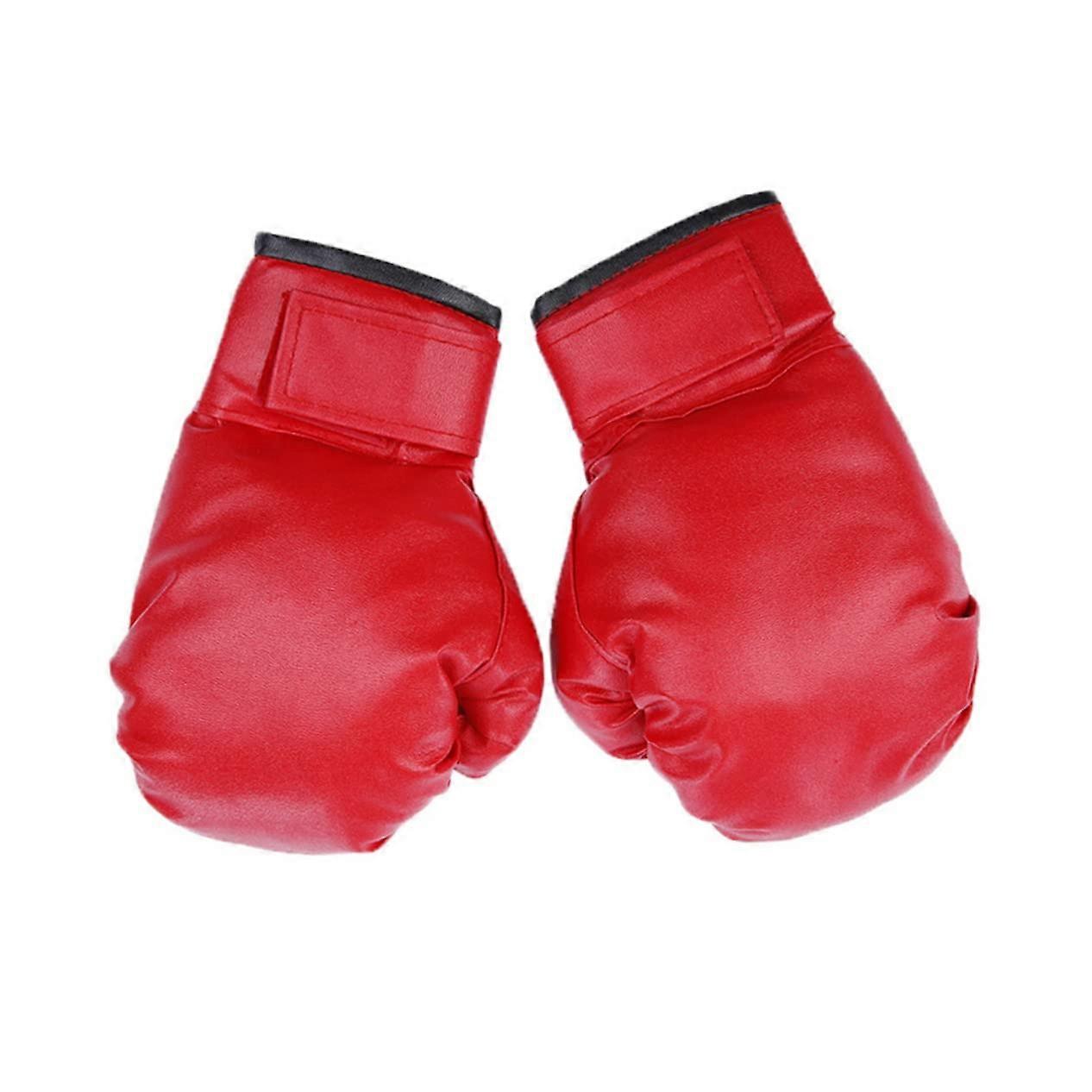 2 Pairs of Women's Red Training Mittens for Boxing Gloves, Comfortable Thai-Ing Style with Portable Bag, 20X12X6CM
