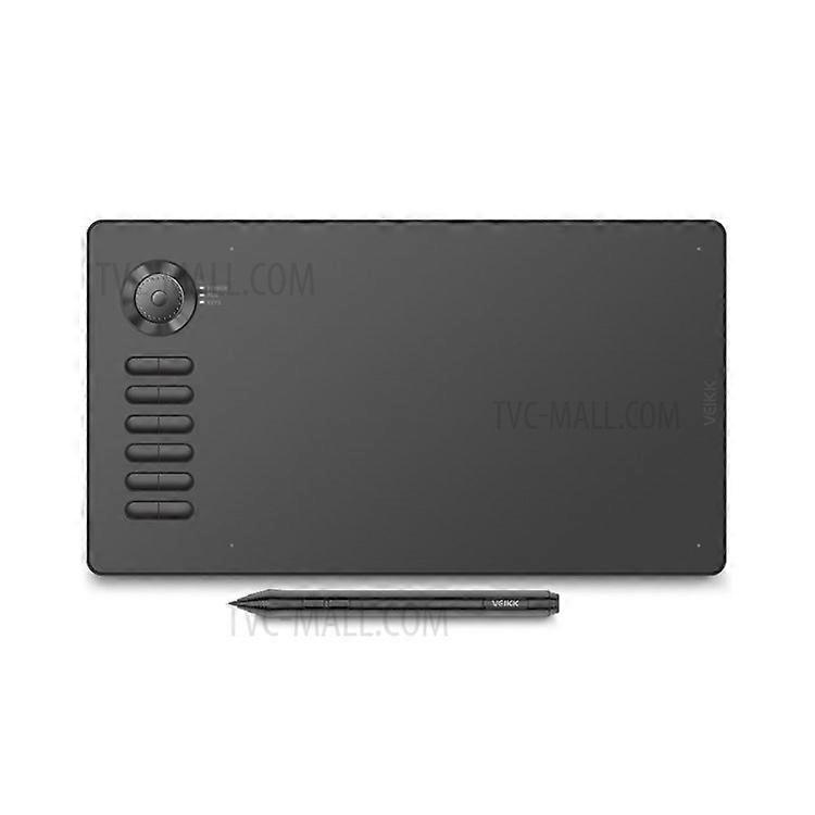 Papeterie VEIKK A15 Pro Graphics Tablette graphique 10 x 6 pouces Tablette graphique numérique avec stylet sans batterie Support Windows, Mac Gris