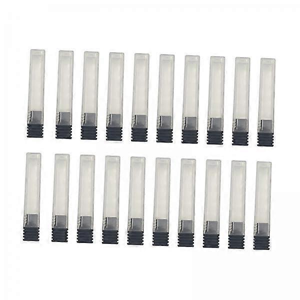 3x 20 Pieces Case Container Compact Empty Protection Portable Nail Bit Storage