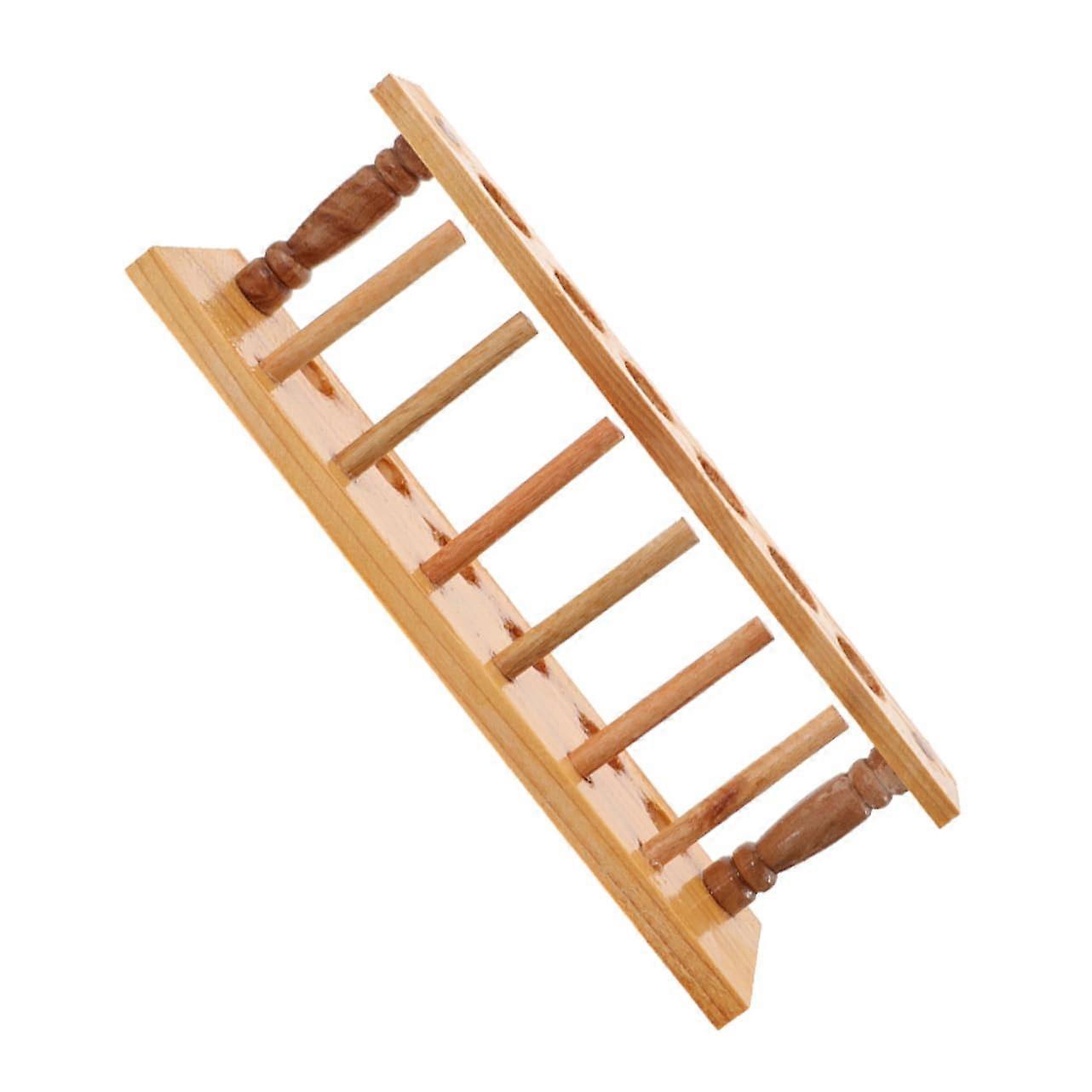 Reagenzglasständer aus Holz test tube stand made of wood