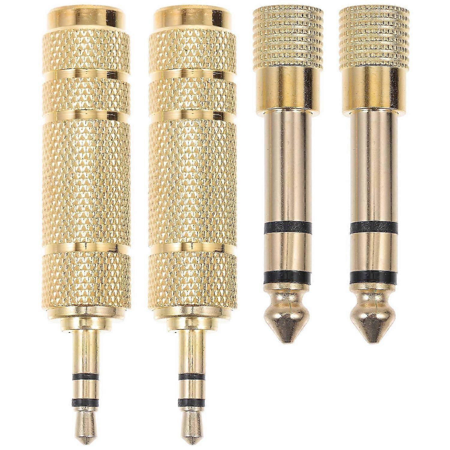 4 Pcs Mic Adapter Audios Converting Plug Audios Converter Audios Adapter Interface Conversion