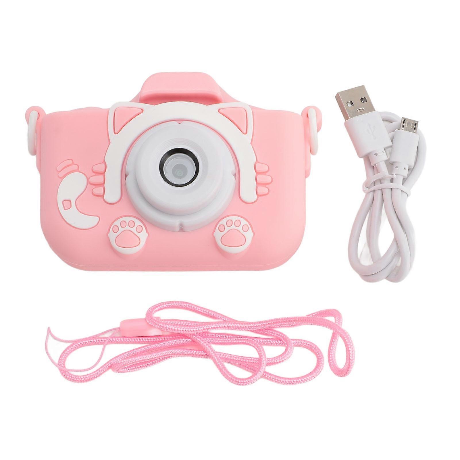 1080P Kids Digital Camera: 2" IPS Screen, Fun Frames, Shockproof, Perfect Gift for Kids