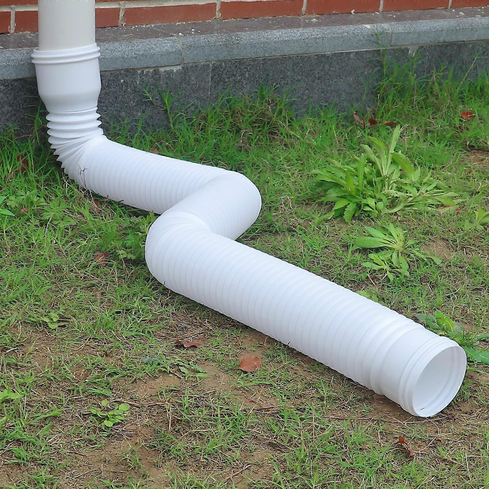 Rain Gutter Downspout Extension Extender Diverter Retractable 47-150cm for Rainwater