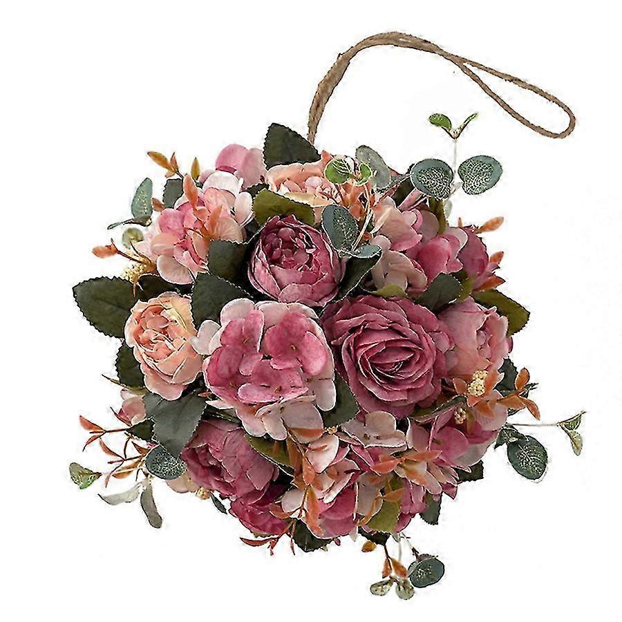 2025 20cmシルク牡丹アジサイフラワーボールホームパーティーウェディングセンターピース用