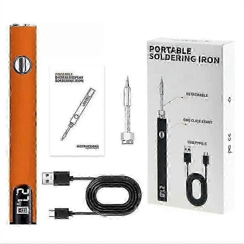 Soldering Iron Kit,portable Soldering Pen With Digital Display