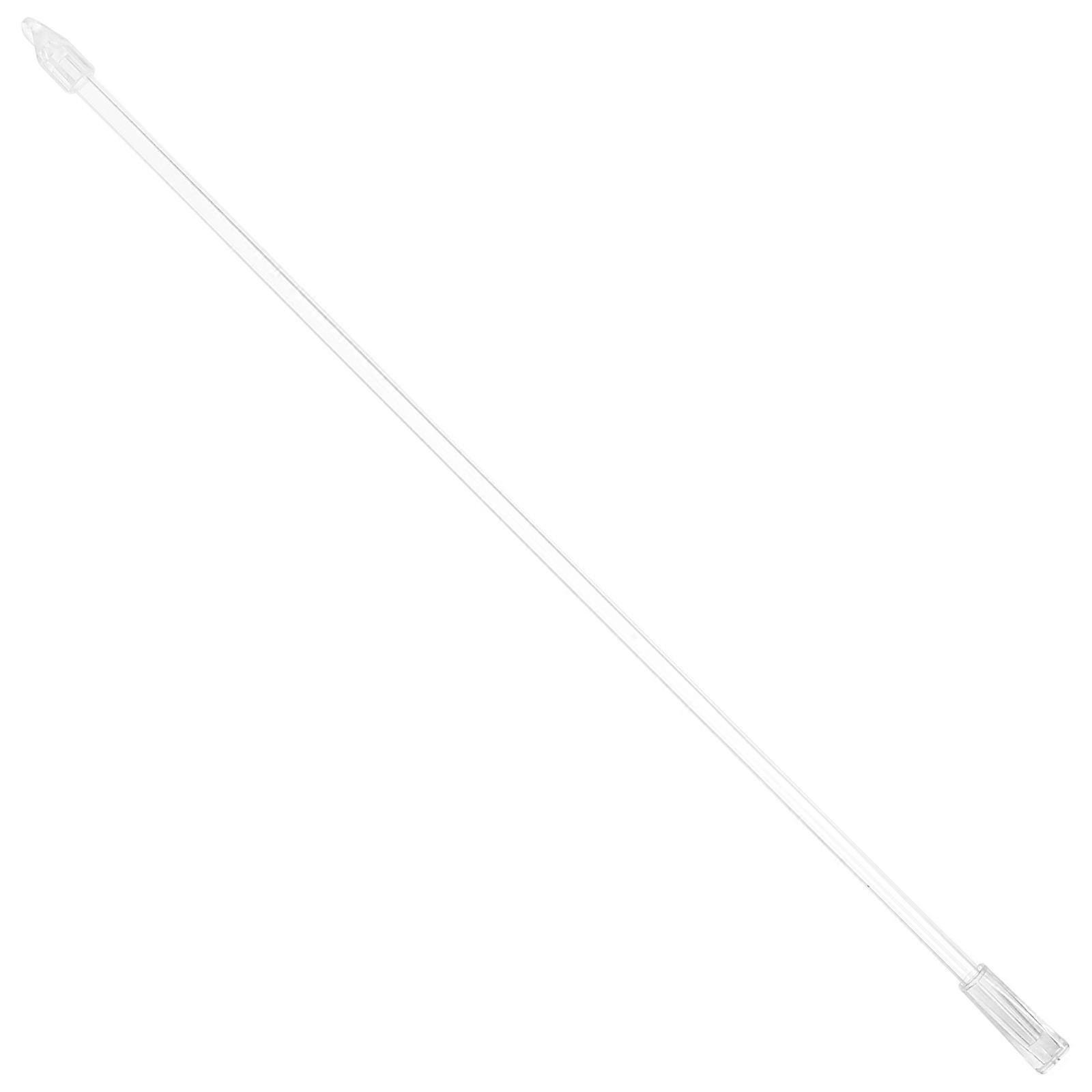 Vertical Blind Replacement Wand Tilt Rod – Durable, Smooth Surface Curtain Accessory with Convenient Hook Attachment for Easy Window Blind Control
