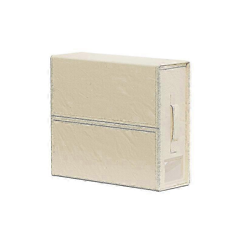 Foldable Linen Storage Bins for Bedding - White