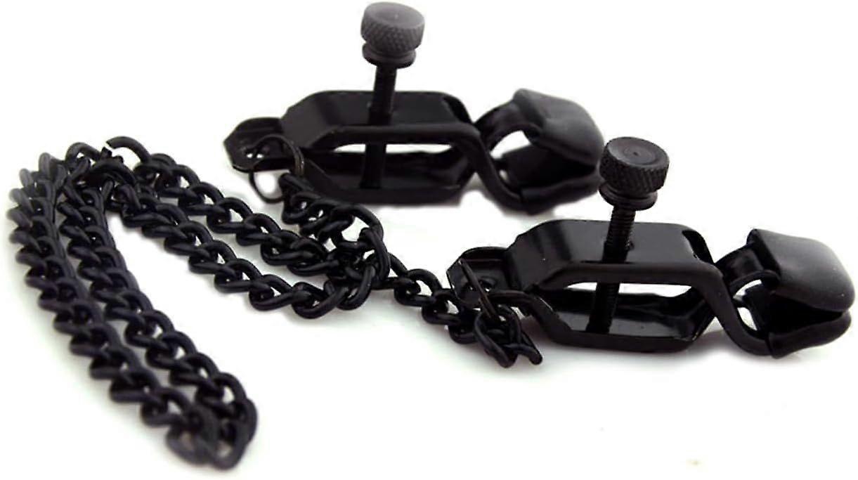 Adjustable Stainless Steel Clamps Body Chain Necklace for Women Nipple Rings