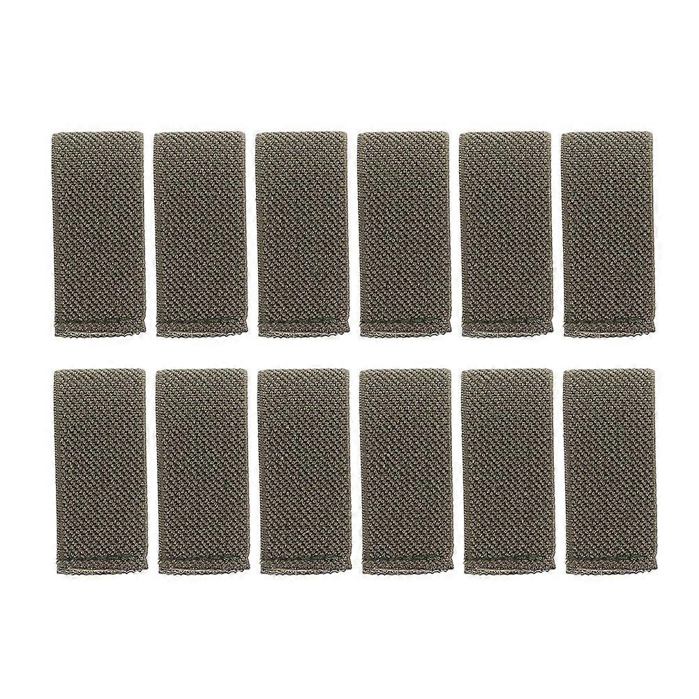 Belt Keeper Elastic Belt Keepers Managing Overlong Hiking Bag Webbing 4.50X1.80X0.50CM 12Pcs
