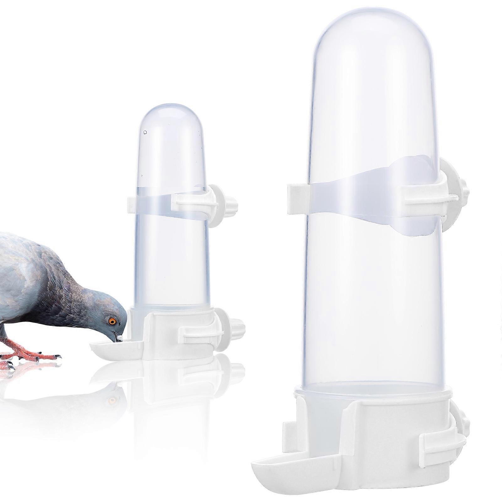 Pet Birds Feeding Tool Water Dispenser Cage Mountable 2Pcs