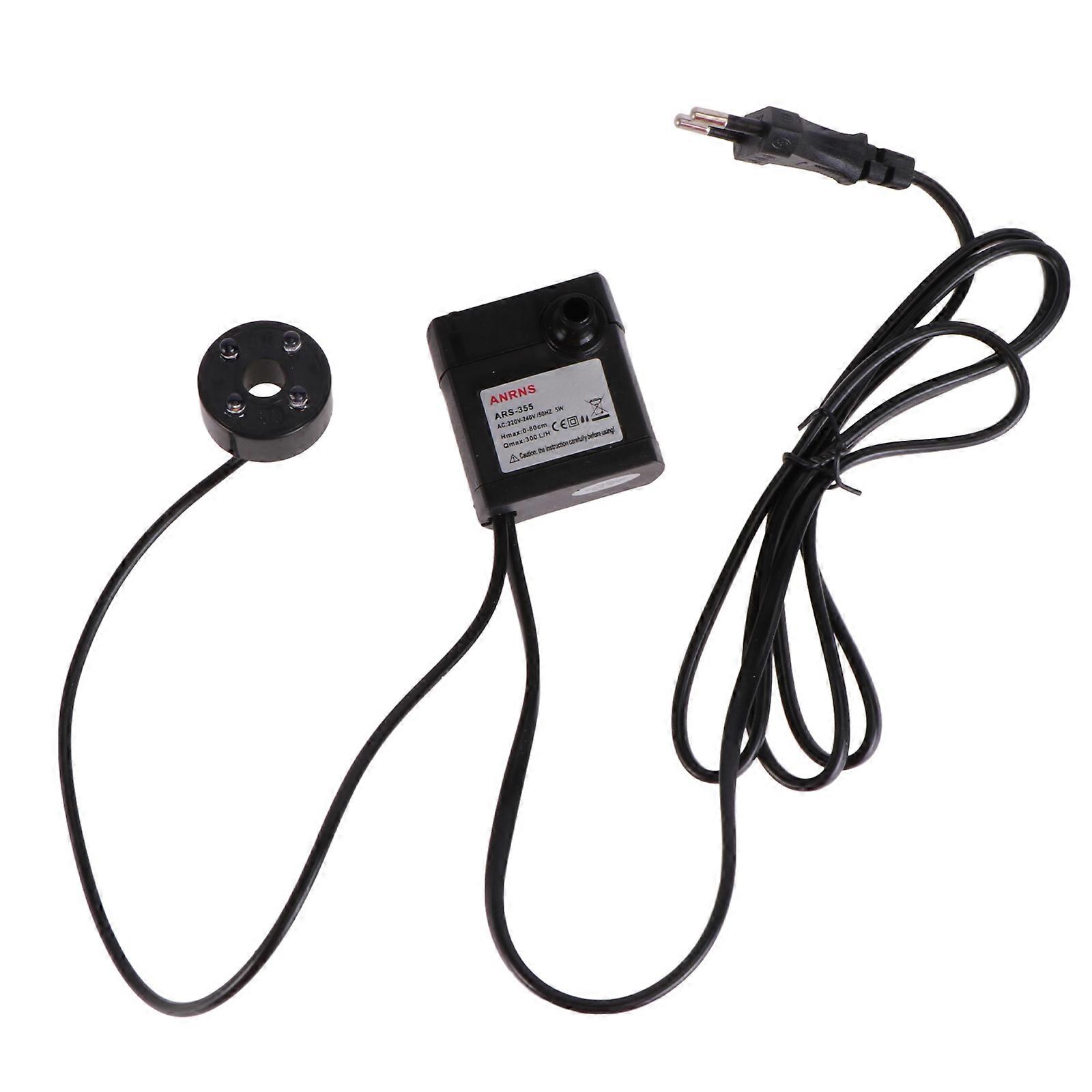 Water Pump For Fountains Submersible Water Pump With Led Light For Indoor Use Outdoor Use Underwater Applications 1Set