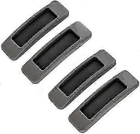 Self-Adhesive Instant Drawer Pulls - 4 Pcs (Gray)