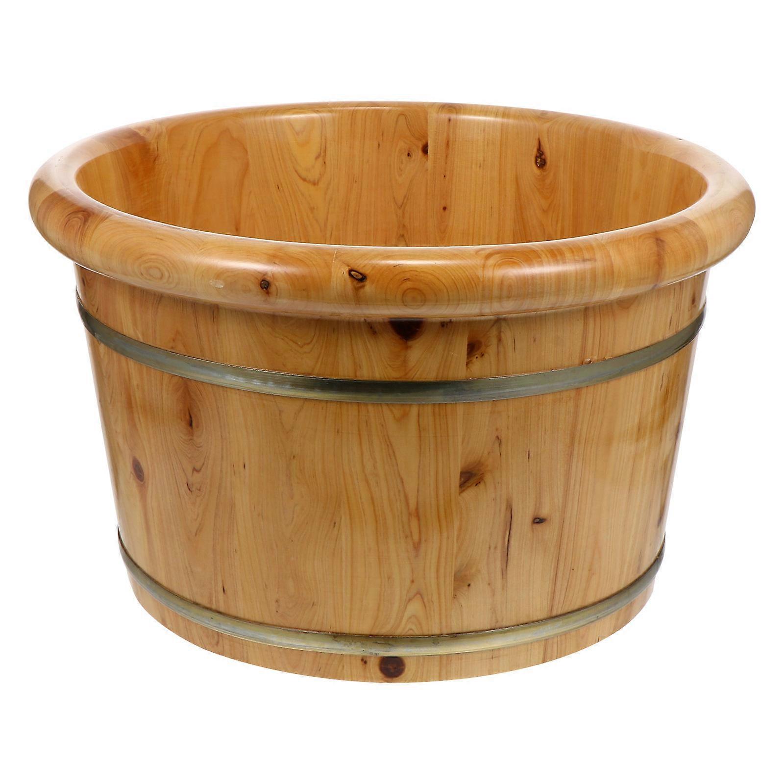 Plastic Foot Soak Bucket Thickened Bucket Round Edge For Home Use 40x40x26cm 1Pcs