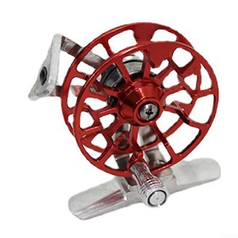 Progressive drag control in this lightweight 50 mm metal fishing reel, perfect for anglers of all levels red