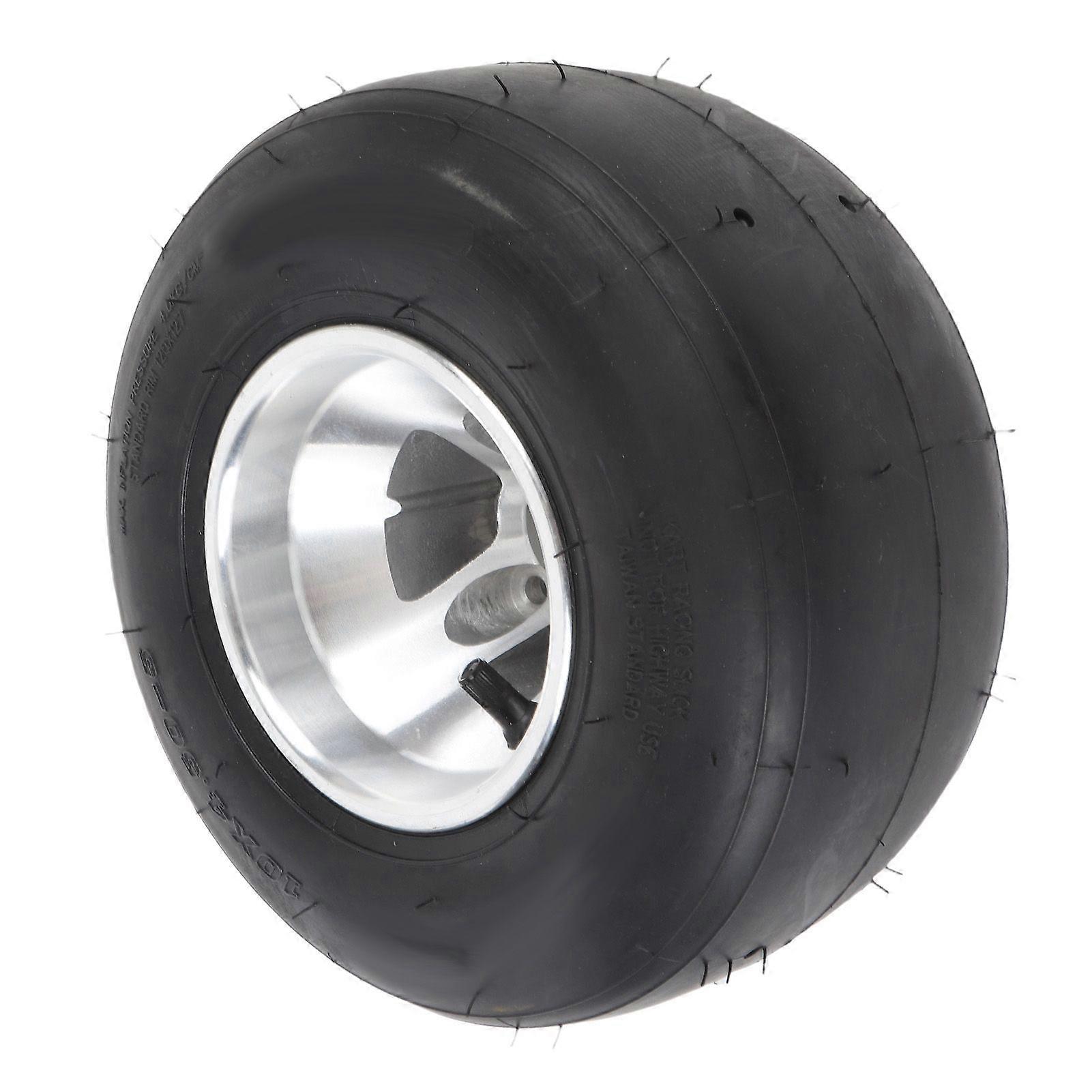 10x4.50~5 Front Wheels Tire with Rim 4PR Tubeless Enhanced Traction Puncture Proof for Drift Trike Go Kart ATV UTV Golf Cart Mower MK75194