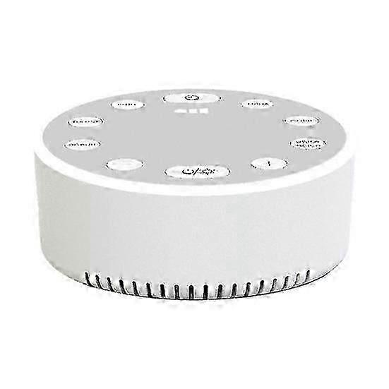 White Noise Sound Machine Volume Adjustable Memory Function Multiple Sleep Sound Effects Compact Siz