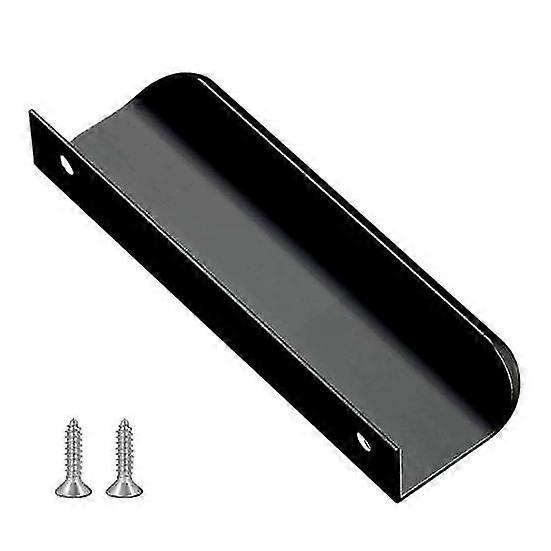 Finger Pull Cabinet Handle Rustproof Polished Surface Rounded Edge Concealed