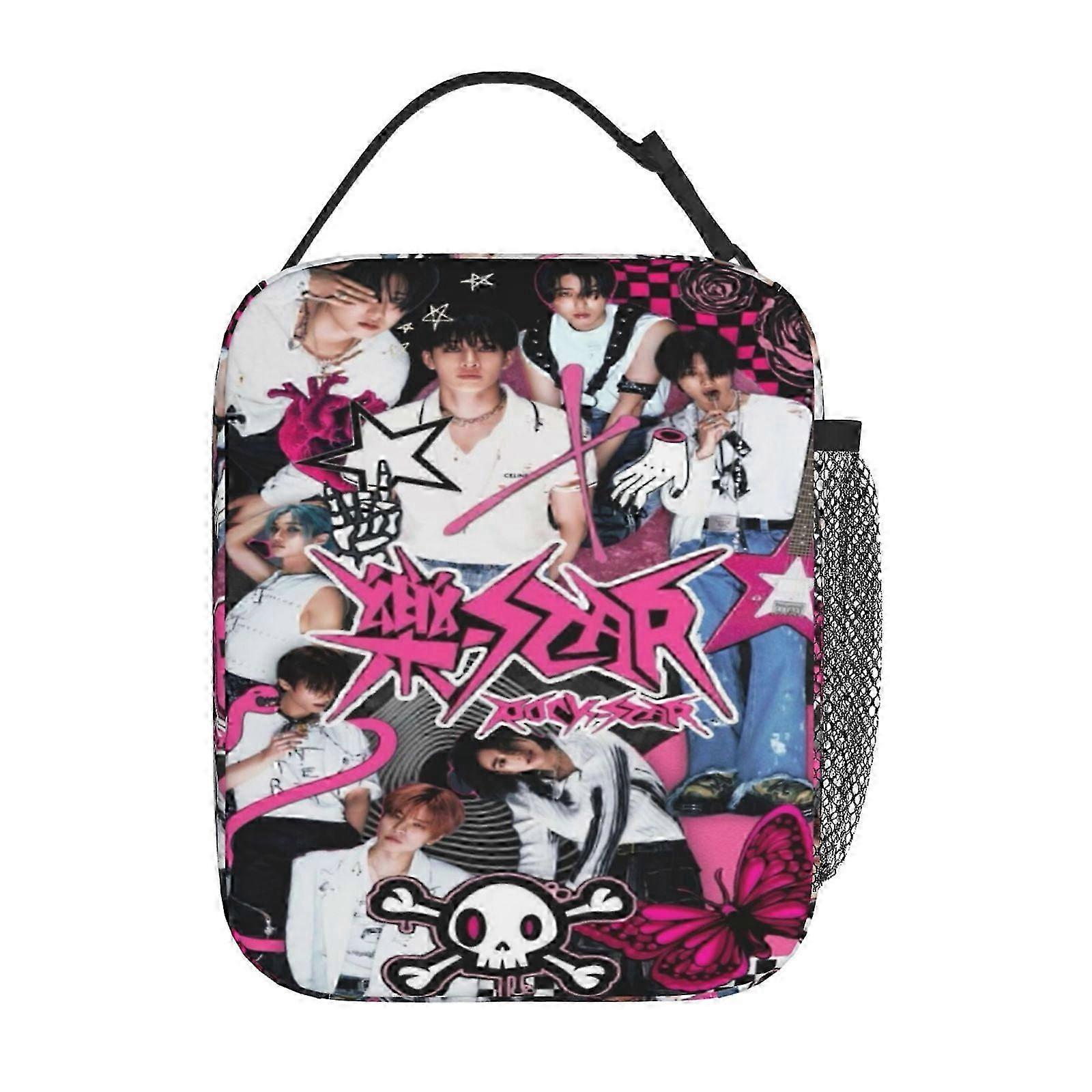 大人のためのアニメポータブルランチバッグ断熱トート-オフィス、ピクニック、仕事の贈り物に最適