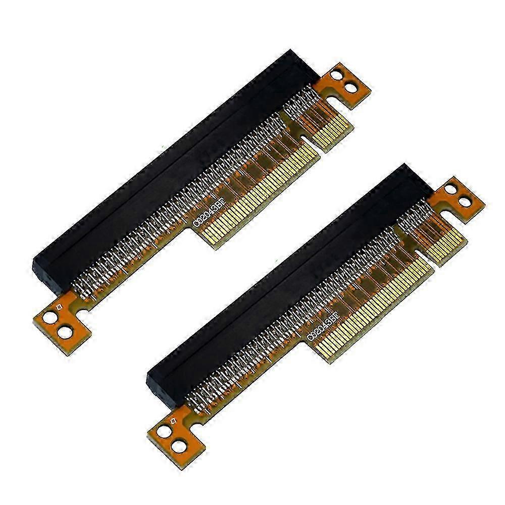 2 Pieces PCI-E 8X to 16X Riser Card Graphics Adapter Converter Board Suitable for Motherboard Replacement
