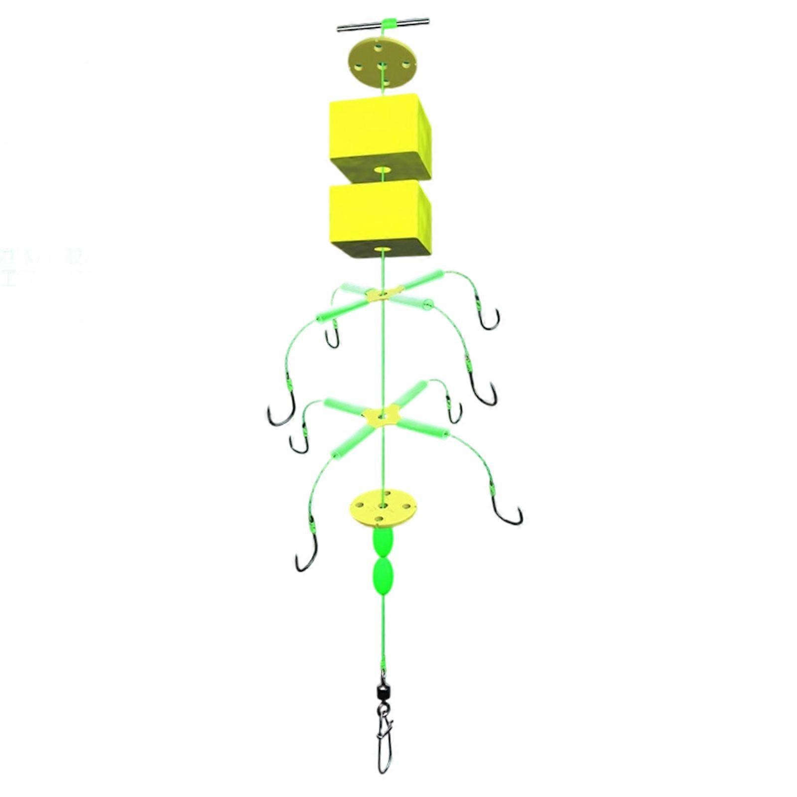 Floating Bighead Carp Hook Anti Twist Sleeve Design Easy Installation Suspension Fishing Rig Hook Barbed Hook