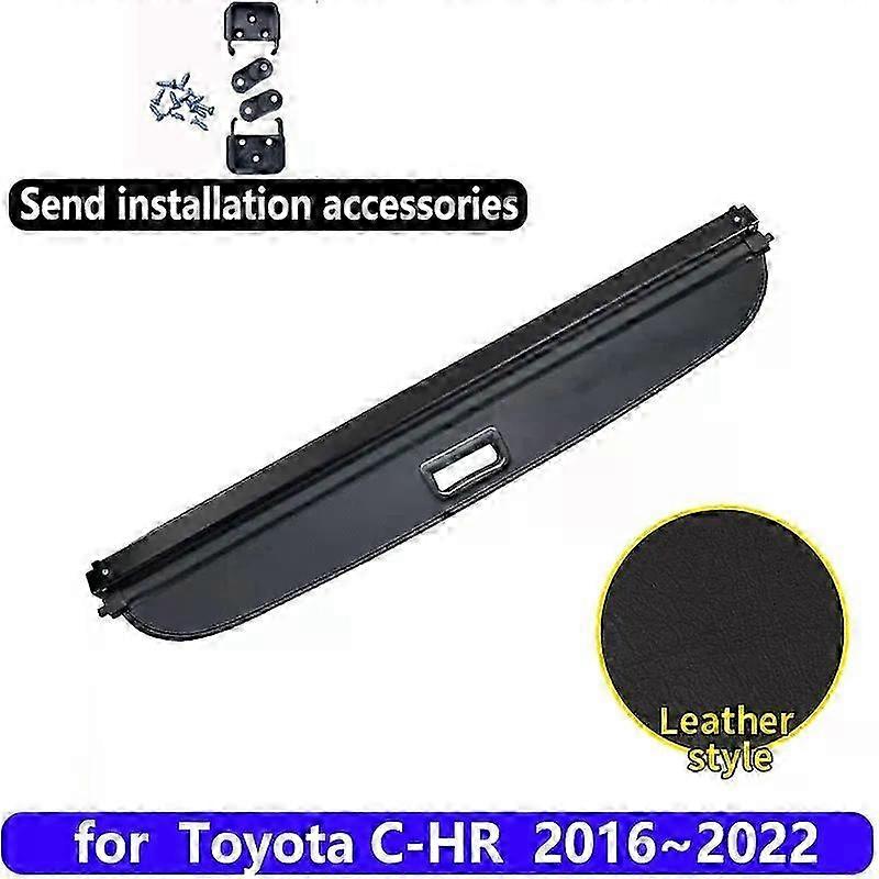 Car Trunk Curtain Covers for Compatible with Toyota C-HR 2020 Accessories Rear Trunk Partition Shelter 2016-2022