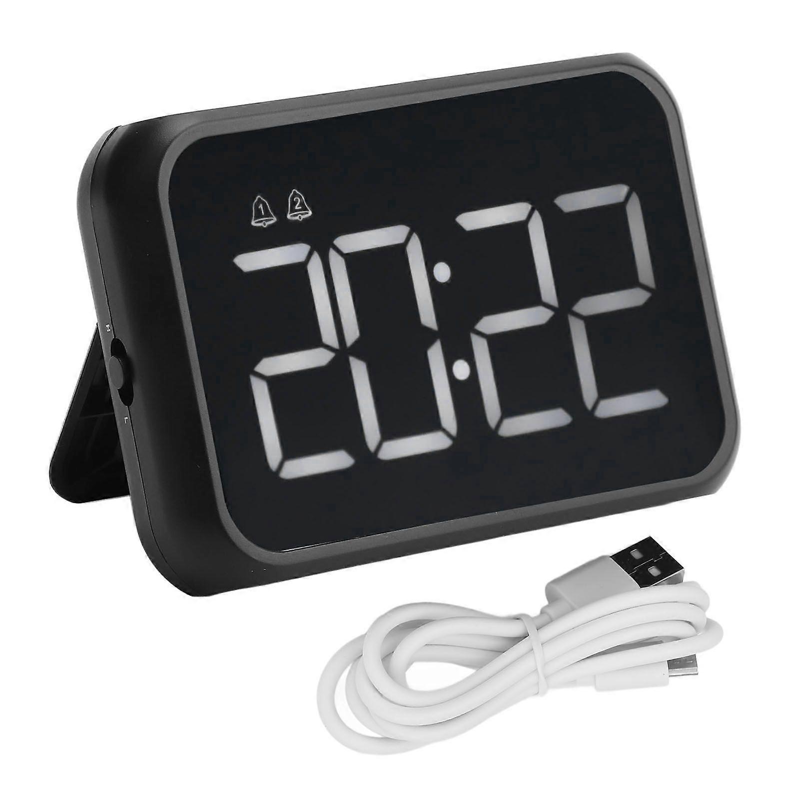 2025 Latest Model  Digital Alarm Clock Voice Control Adjustable Volume USB