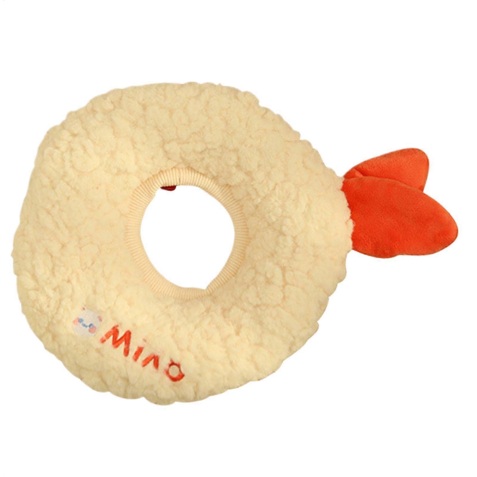 Tempura Taiyaki Cat Recovery Collar, Soft Cone for Licking Prevention, Plush Neck Protector for Small and Medium Pets (Size M)