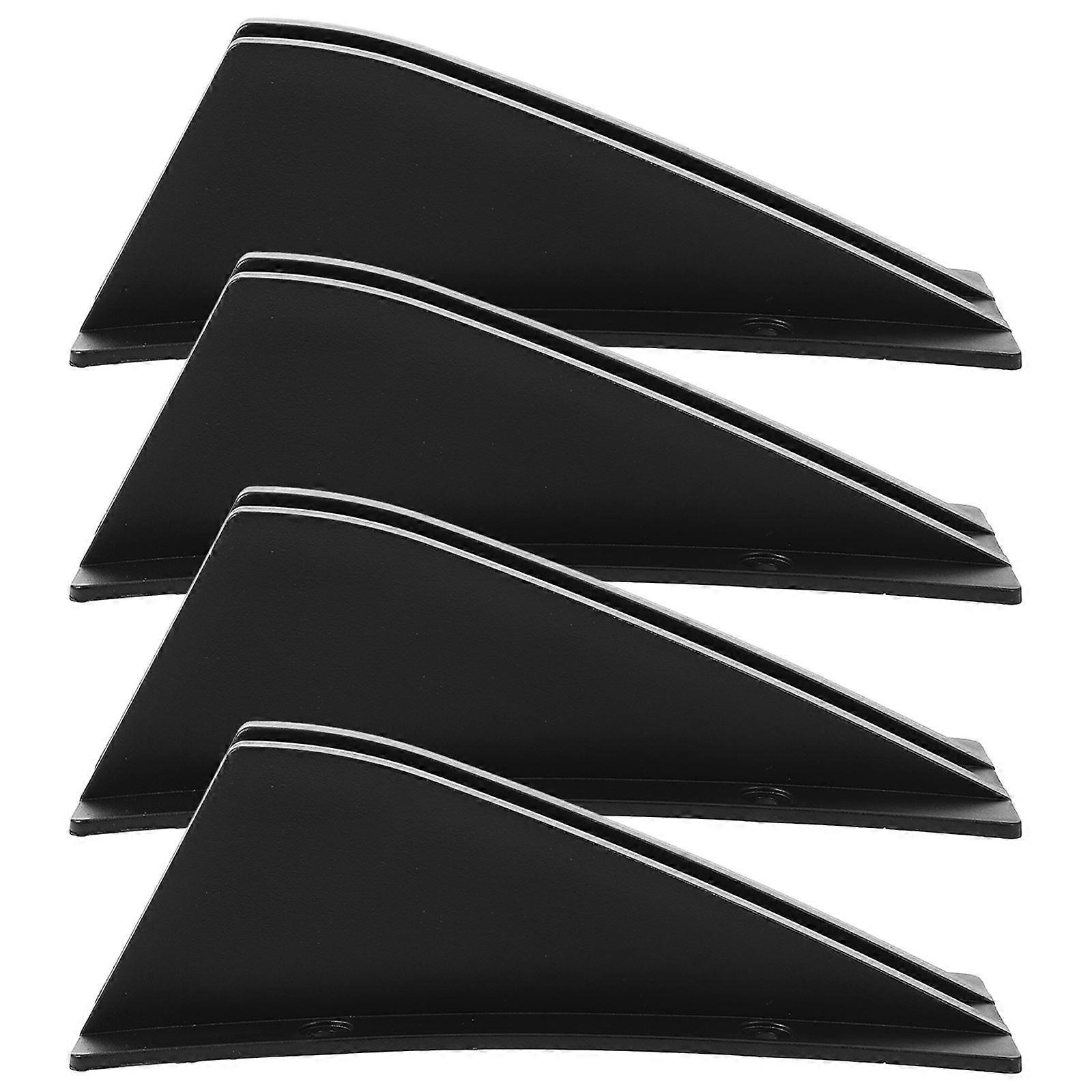 Automotive Tail Spoiler fin Shape Minimizes Wind Resistance PP Material 4Pcs