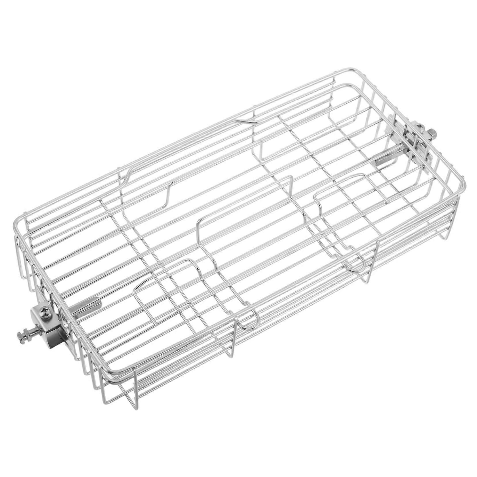 Tragbarer Hähnchenständer zum Grillen Universalzubehör Rotisserie-Ständer Edelstahlkonstruktion