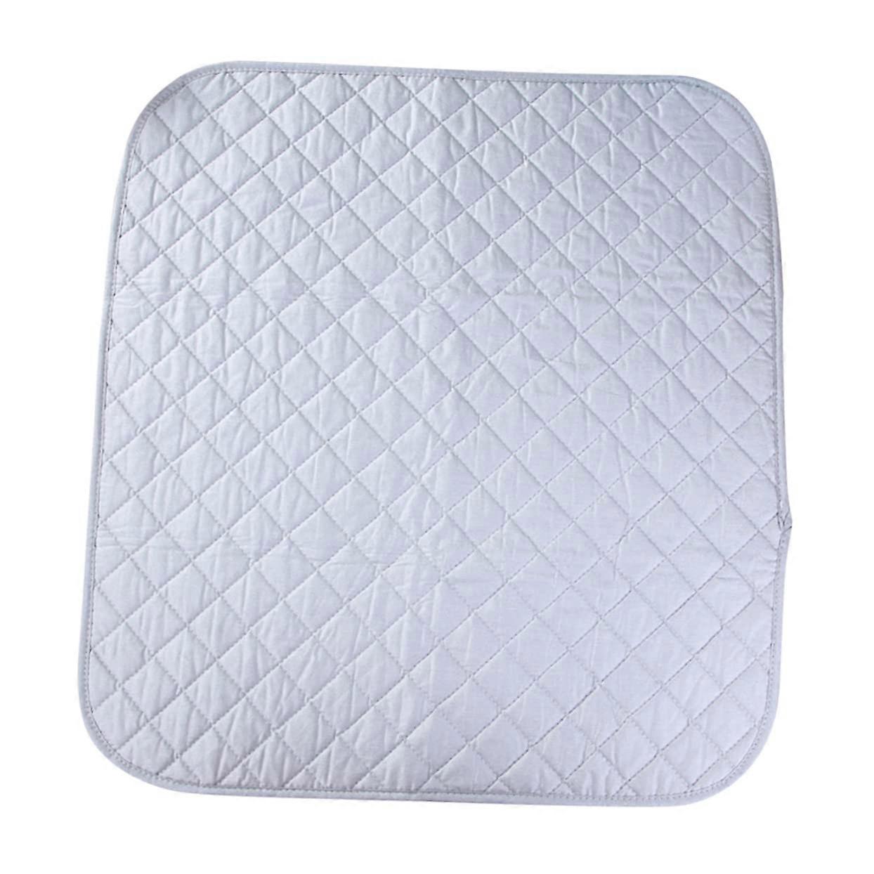 Ironing Mat White Baroque Style Thermal Insulation Cushion Folding Kitchen Trolley and Small Step Stool