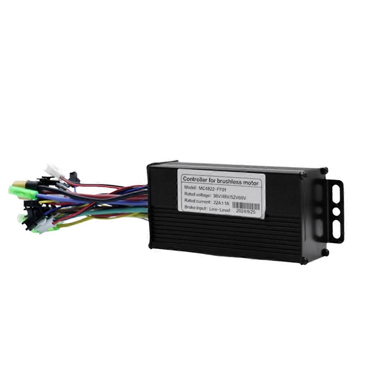 36V 48V 52V 60V 500W 22A Three Mode Brushless Controller with Speed Limit Line for Ebike Electric Scooter