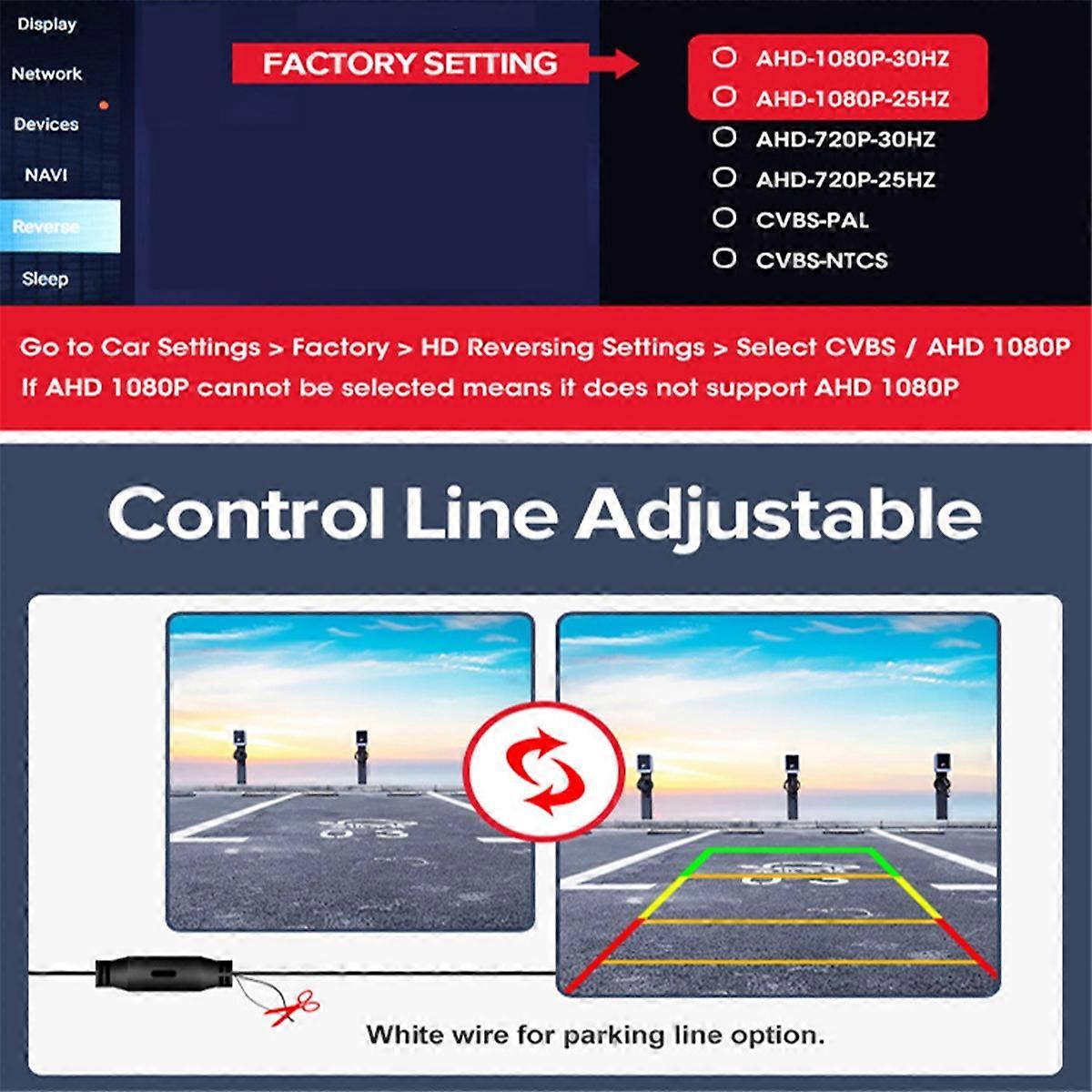 Car Rear View Reverse Backup Camera Handle Rear View Camera for CANYOU Pickup 2014-2015