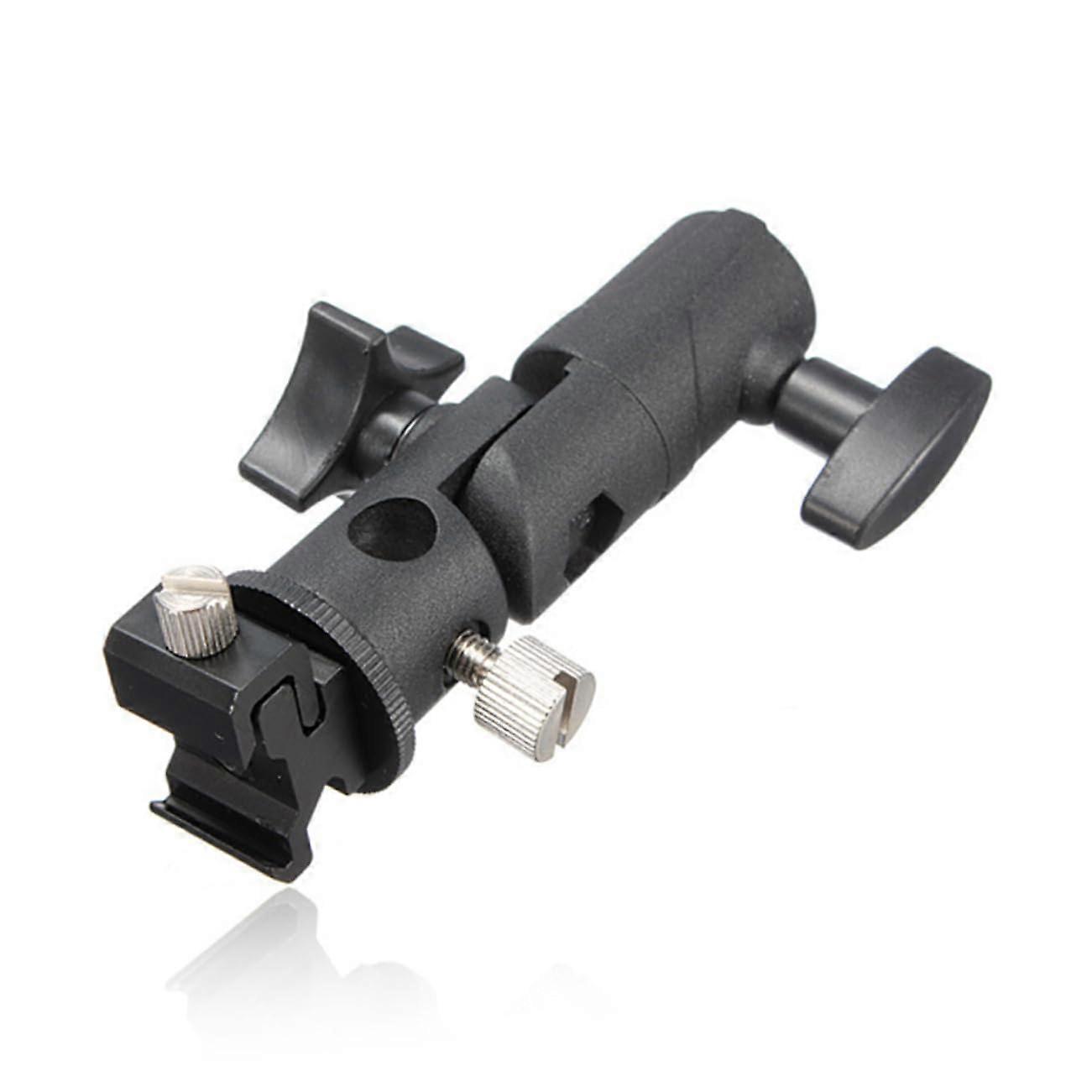 2 Pieces Lamp Holder Bracket for Flash Stand Flash Holder Stand Flash Bracket Flash Holder for Light Stand Black 2pcs