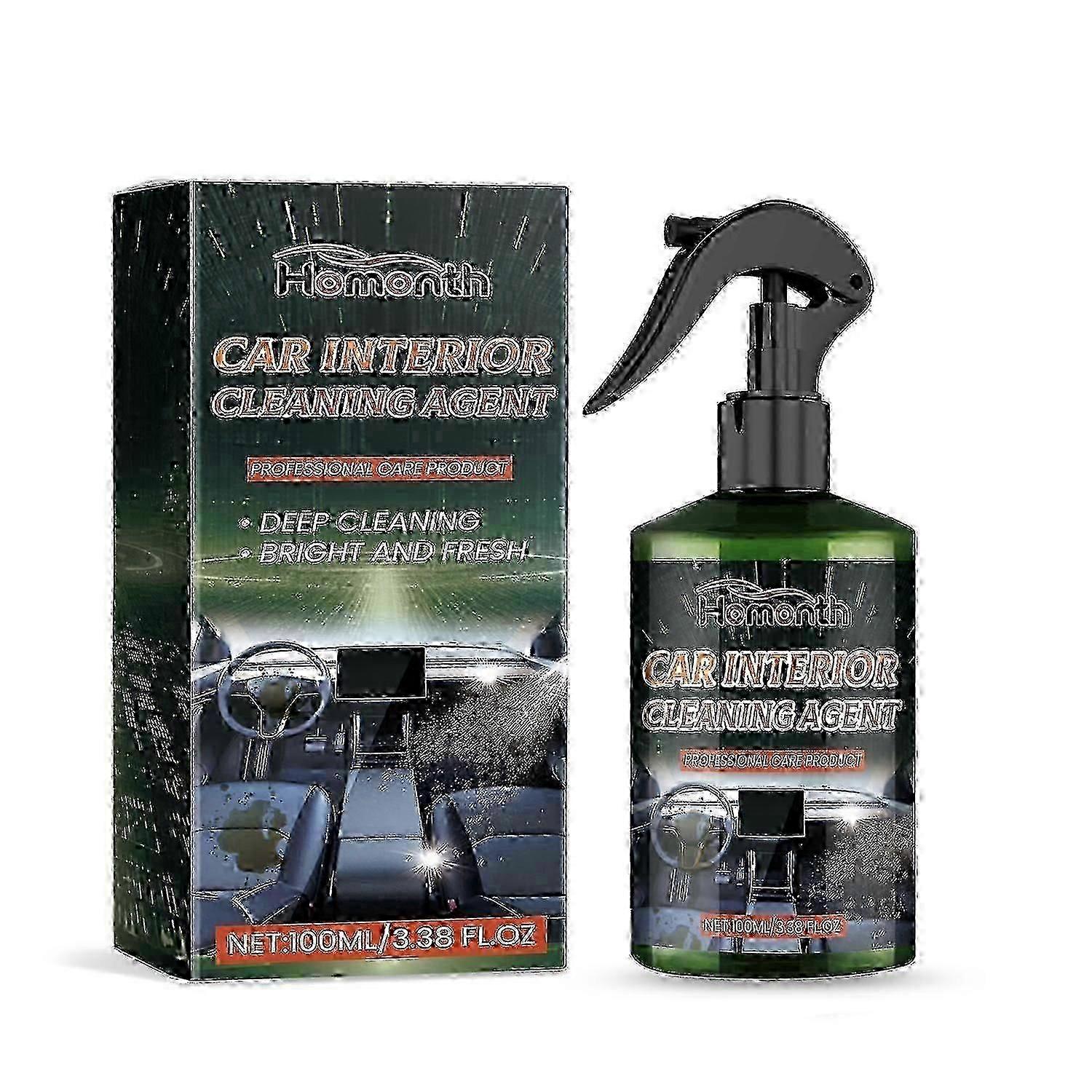 Homonth car interior cleaner multifunctional leather interior quick cleaning decontamination and odo