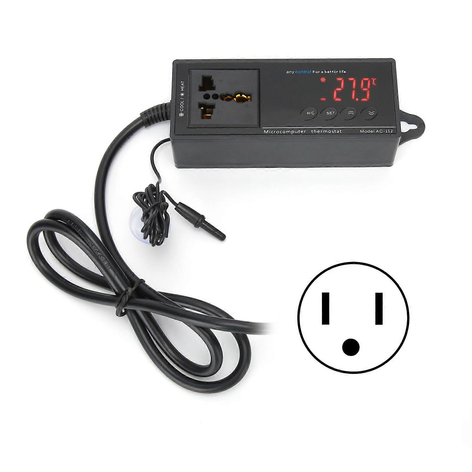 Digital Temperature Controller Thermostat for Reptile Incubator Greenhouse Aquarium