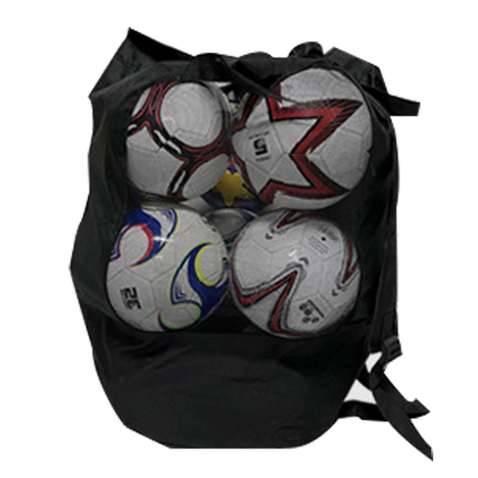 Mesh Basketball Bags with Drawstring for Football and Volleyball, Medium Kids Toy Mesh Backpack, Large Capacity Storage Bag