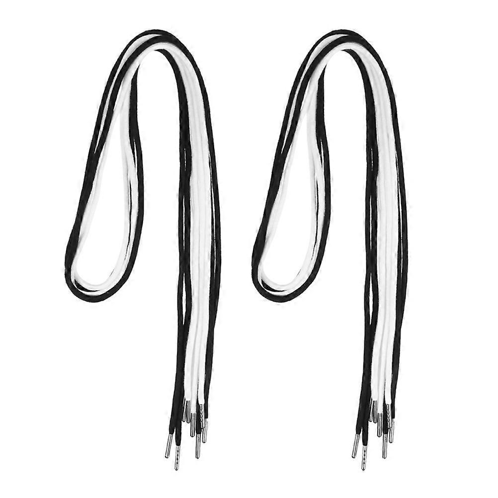 Universal Cotton Drawstrings Sports Trousers Drawstring Cords Fashion Embellishment Shorts 135cm x 0.5cm 10Pcs