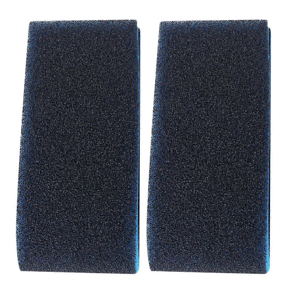 Sponge Filter Pack Polyether Rectangular Aquarium Intake Sponge for Sea Water Fresh Water Tanks Stabilizing Water Quality 2Pcs