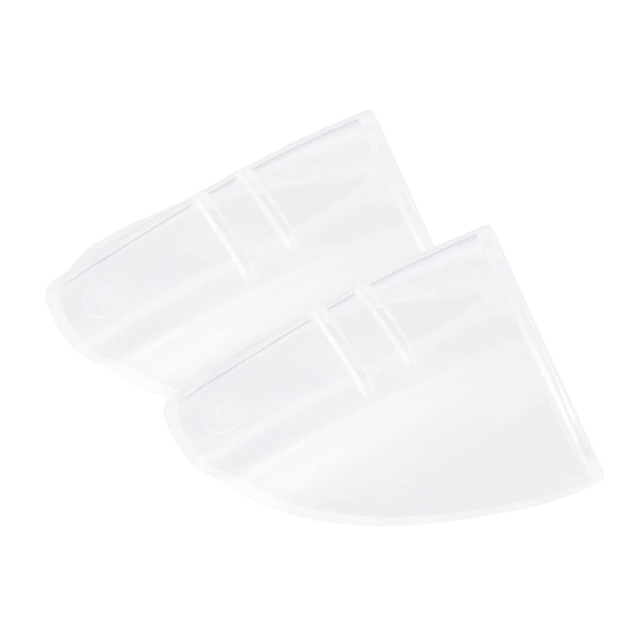 2 Pairs of Glasses TPU Flexible Side Protection Lightweight Comfortable Easy Installation