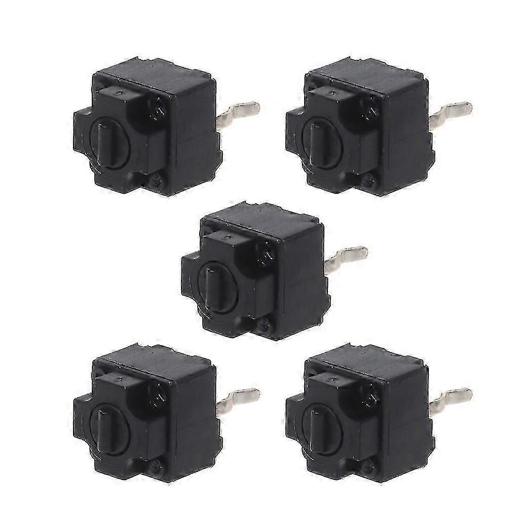 5Pcs Square Mouse Micro Switch EVQP0E07K Black Spots Mouse Button Fretting hwy