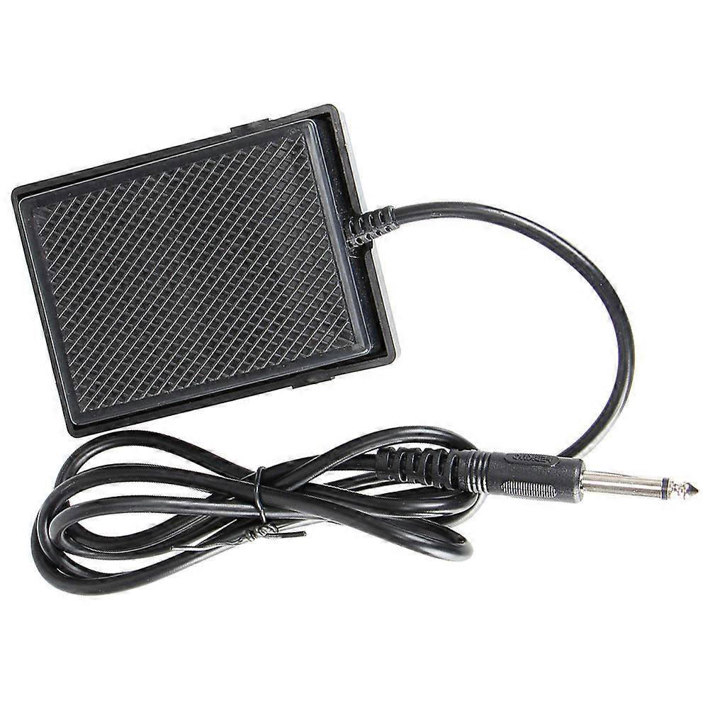 Durable Non Slip Sustain Pedal for Electronic Piano & All Keyboard Instruments Black