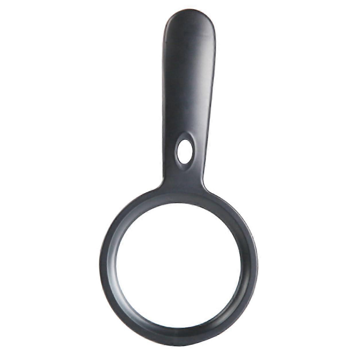 Handheld Magnifying Glass With Lights, Magnification for Seniors for Reading, Jewelry , and Hobby Work, Black