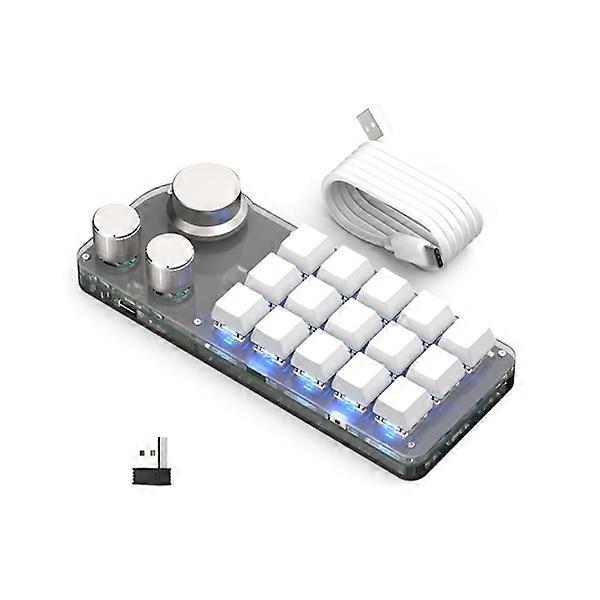 Programmable macro keyboard, RGB, 12/15 keys, gaming mini keyboard