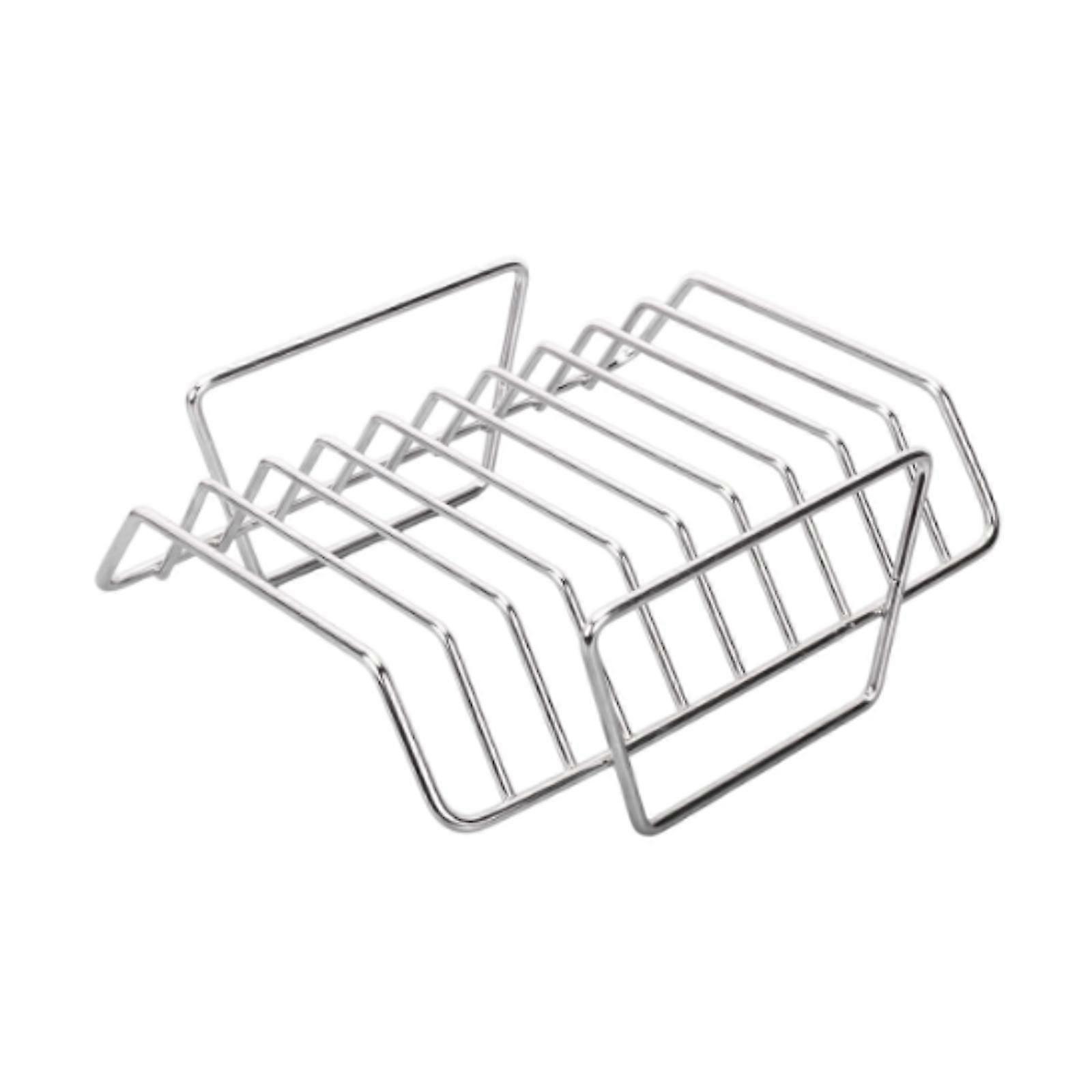 Rib Grill Rack Roasting Rack Steaks Holder Easy to Use Portable Multifunctional